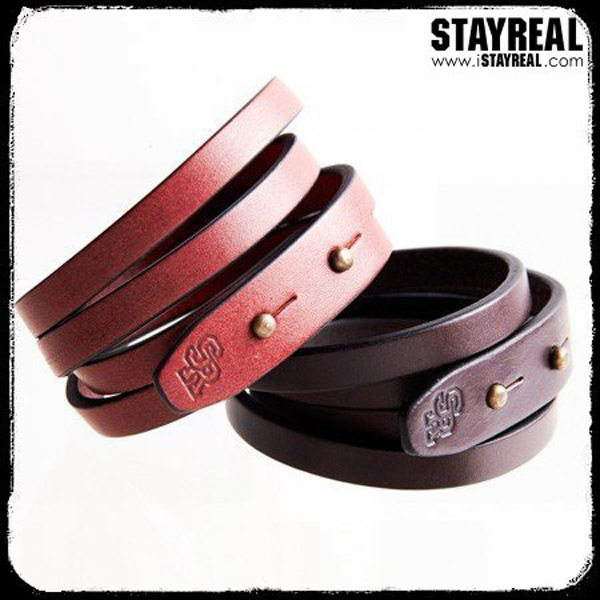 （台灣館）STAYREAL 牽掛手環 - 黑 / 紅 / 暗紅 / 咖啡