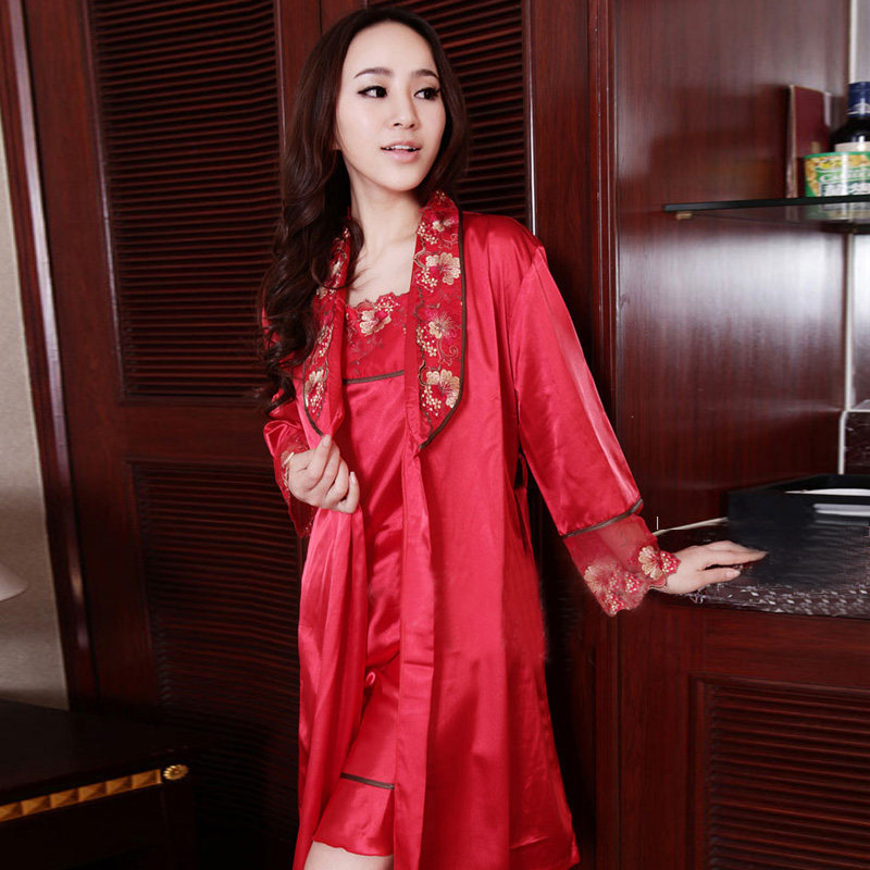 超柔软舒适球球连帽条纹家居裙睡裙 - <em>大头妹</em>-