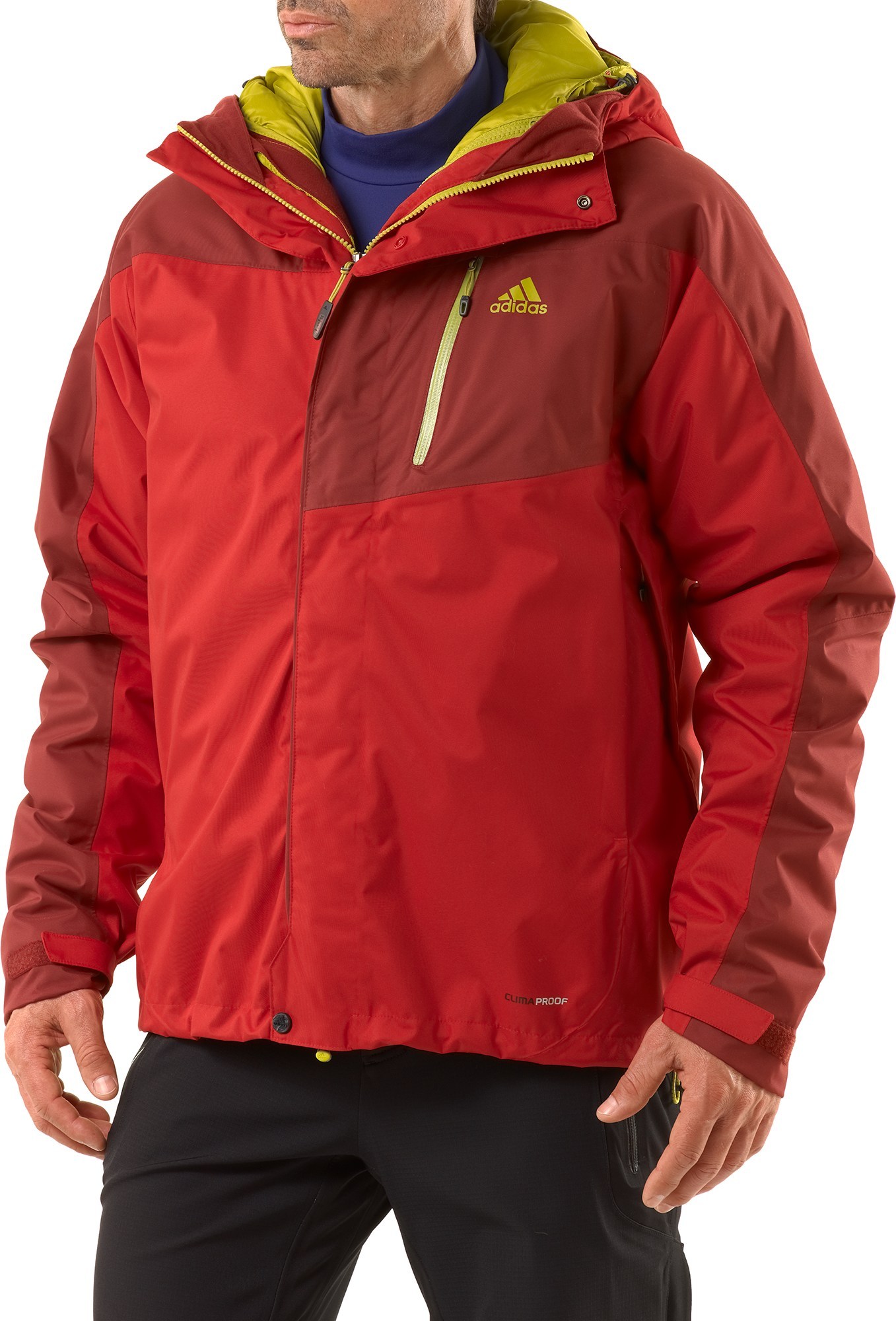 women's adidas outdoor hooded climawarm down jacket