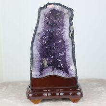 巴西极品纯天然紫晶洞 紫水晶洞 极品招财镇宅摆件 一物一图