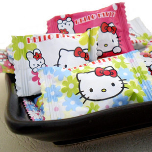  【五斤包邮】Hello kitty果汁软糖 什锦口味 婚庆喜糖 圣诞促销