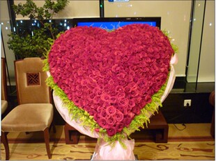 求婚鲜花|爱情鲜花|生日鲜花|500朵大束-费洛蒙求婚策划服务品牌-淘宝网