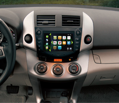 丰田RAV4专用合正车载电脑全时智云导航系统DVD影音GPS导航 7寸