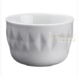 台湾宜龙茶具 茶立方 光影变化立体浮雕 单杯 水杯  时尚奢华