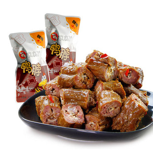  久久丫酱板微辣甜辣鸭脖子260g真空独立小包装食品满额包