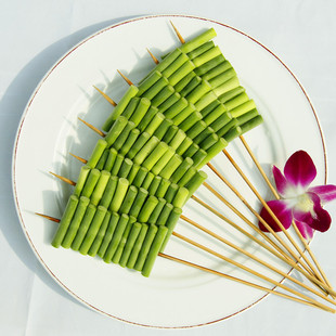  原始烧烤8串蒜苗串半成品烤串串烤户外食材素菜蔬菜食品新鲜疯抢