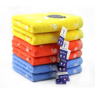 无捻纱刺绣面巾\/毛巾 柔软吸水不掉毛 G1851W