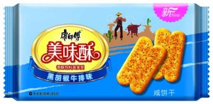  【天猫超市】康师傅美味酥黑胡椒牛排味(袋装85G)