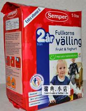 冲皇冠52号瑞典采购Semper燕麦谷物奶粉适合两岁以上现货