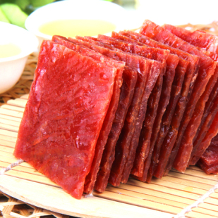  经典风味 顶级大片-秘制蜜汁猪肉脯 200g 诱惑美食品