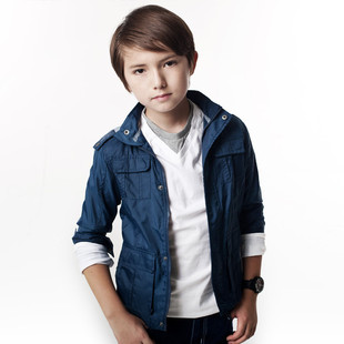  童星汇男童品牌童装新年春装新款夹克衫儿童休闲机车夹克