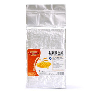  安琪 百钻 全麦粉 全麦面粉 面包粉 小麦粉 麦麸 麸皮 麦香粉 1KG