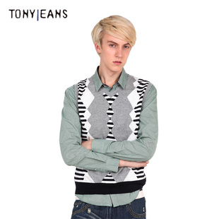  【3折清仓】TONYJEANS汤尼俊士专柜正品男装针织套衫121130601