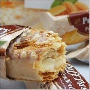  台湾进口特产 宏亚蜜兰诺77松塔千层酥 白巧克力松塔 零食小点心