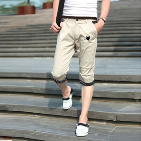 2014夏季新品韩版修身裤子男士7分裤潮牌男式休闲裤工装男七分裤_血拼网_购物风向标