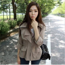 韩版新款春装2012专柜正品女装外套短风衣ccdd9889短外套<span class=H>原单</span>朵以