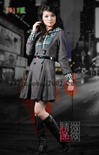 促销雅尼拉2010春装新款日韩版高腰风衣外套8911绿清仓亏本甩货