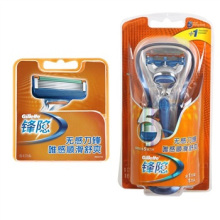 吉列锋隐刮胡刀含5刀片gillette fusion锋速5手动剃须刀正品特价