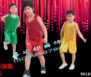 幼儿背心<em>短裤服装</em> 男孩<em>舞蹈</em>演出服 幼儿园六一