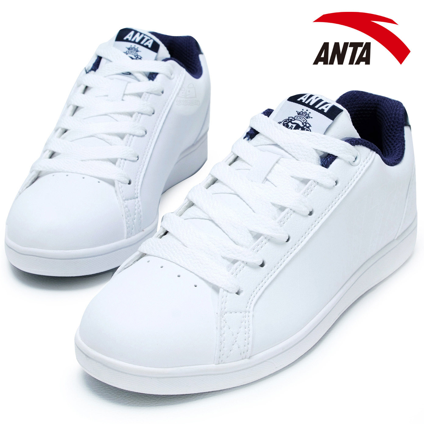 anta<span class=H>安踏</span><span class=H>板鞋</span>正品男鞋 2012夏季新款百搭休闲运动鞋 91218025-1-2