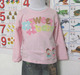 广货精品 儿童长袖T恤 面料好 打底衫 字母贴布