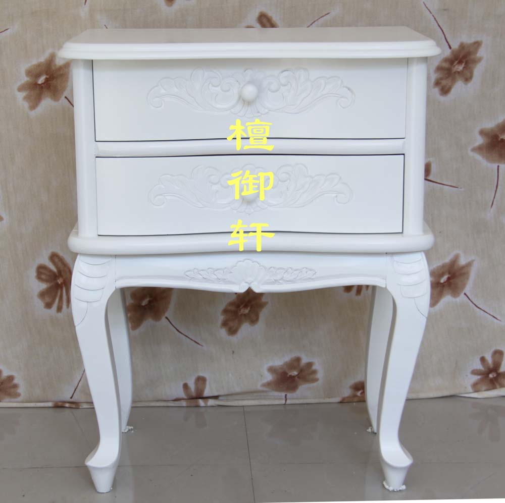 European style Countryside Small flower Spend a few IKEA Simplicity Shelf Telephone Stands Lockers white solid wood Two Drawersin the Residential furniture , Shelf , Flower/Spend a few category - from Buy2taobao.com to provide professional Taobao agent buy service