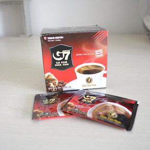  TRUNG NGUYEN越南进口中原G7速溶黑咖啡粉 摩卡提拉米苏 2g小包装