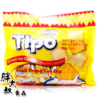  亏本疯抢 正宗越南TIPO白巧克力面包干 300(340)克 零食新宠 特价