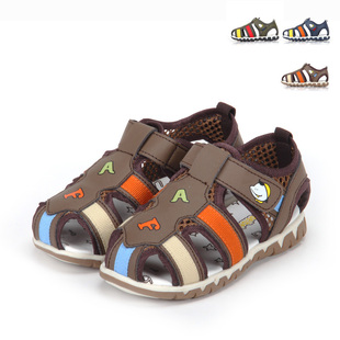  大童凉鞋/阿福贝贝夏款洞洞鞋A2221宝宝学步鞋 男童鞋