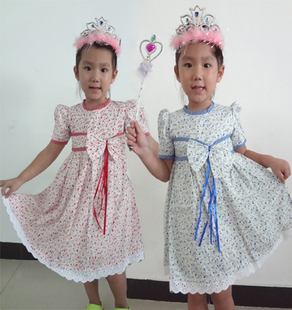 公主裙儿童裙子夏装儿童舞蹈服4岁5岁6岁7岁