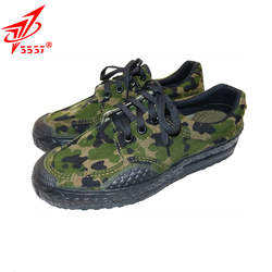 3537正品99作训鞋迷彩解放鞋帆布耐磨胶鞋户外训练鞋硫化鞋军鞋