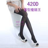 420D薄 静脉曲张袜 美腿袜 燃脂瘦腿袜 连裤袜 正品（买一送一）