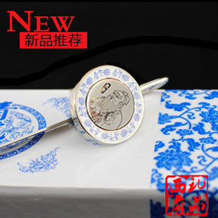 青花瓷孔子书签送老外...