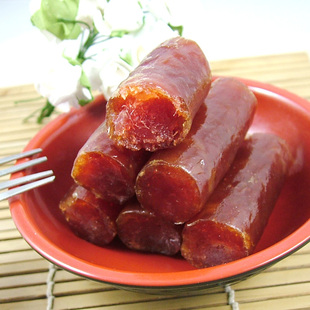  2包包邮 清之坊XO酱台式肉干 曲酒腊香肠 真空小包装 250g