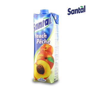  意大利进口 帕玛拉特圣涛1L装鲜榨100%桃汁纯果汁饮料 特价包邮