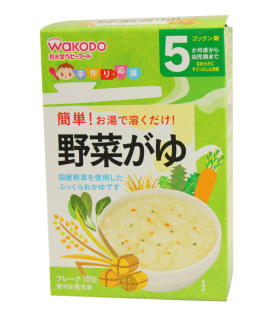  满200包邮 日本和光堂宝宝多种蔬菜米粥 米粉 5个月以上