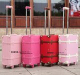 特价9折内置金扣=韩国正品复古箱拉杆旅行箱包皮箱密码行李箱20寸