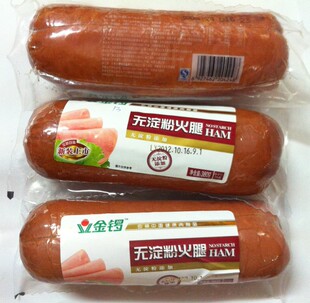 全新包装 新装上市 金锣380g优级无淀粉火腿肠