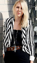 美丽说特！<span class=H>TOP</span><span class=H>SHOP</span>/Lookbook人气最高的 黑白条纹西装