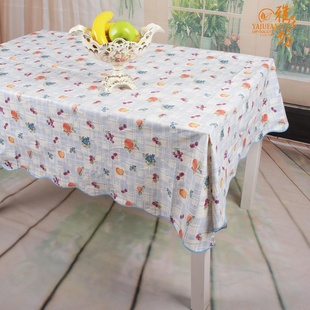 Waterproof and oil-free heat-resistant PVC tablecloth, agile workshop wash cloth WTL091