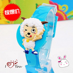 买2包邮!正品喜洋洋儿童手表男孩女孩喜羊羊迪士尼米奇卡通电子表