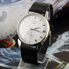 Nuevo especial de OMEGA (Omega), independiente de segunda mano clásico del diseño personalizado de la Ronda hombres relojes de pulsera.  Harina