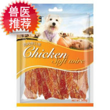 兽医推荐 狗狗零食 宠味佳 宠物极品天然低脂黄金鸡小胸肉干500克