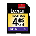 【官方旗舰】雷克沙 lexar SD卡 4G SDHC 4GB 高速存储卡 正品