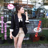 2012新款春装韩版女装蕾丝休闲修身小西装短外套春秋女士小西服女