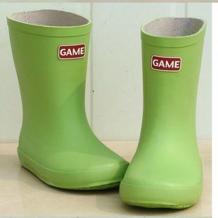  日本品牌G*AME儿童款雨鞋 雨靴5色入
