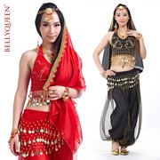 印度舞服装舞台，演出服肚皮舞演出服套装，c+s301+亮点裤