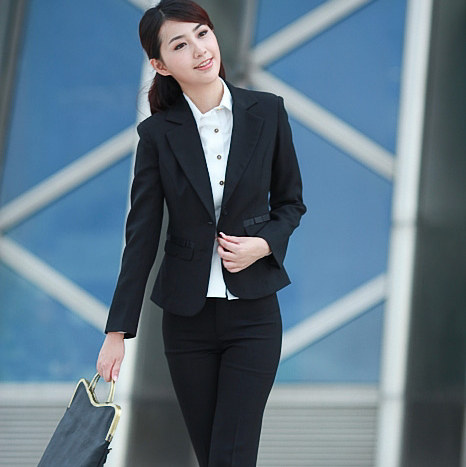 正装职业装 西装女装工作服OL时尚白领丽人职业套装2011秋冬装