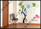 咕噜噜DIY墙贴春天