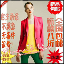 zara 源单正品非代购西装外套2011新 一粒扣修身女士小西服 西装